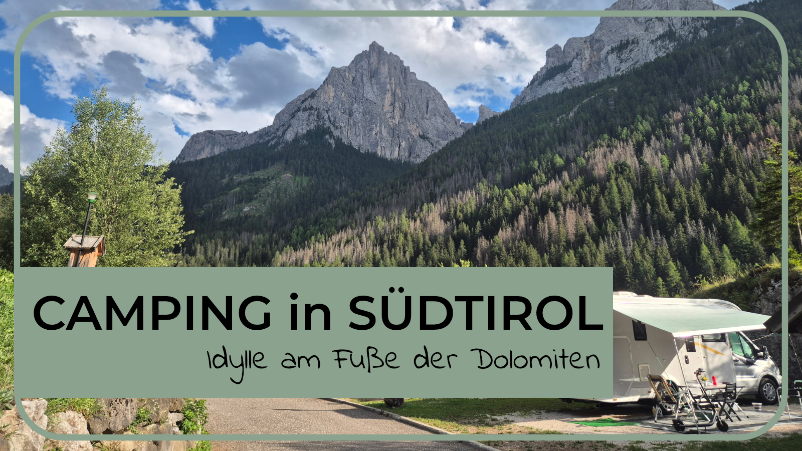 Aussicht über Dolomiten in Südtirol, Fassatal